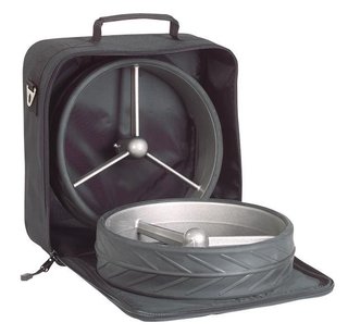 JuCad Wheel Bag 34x34cm, čierny