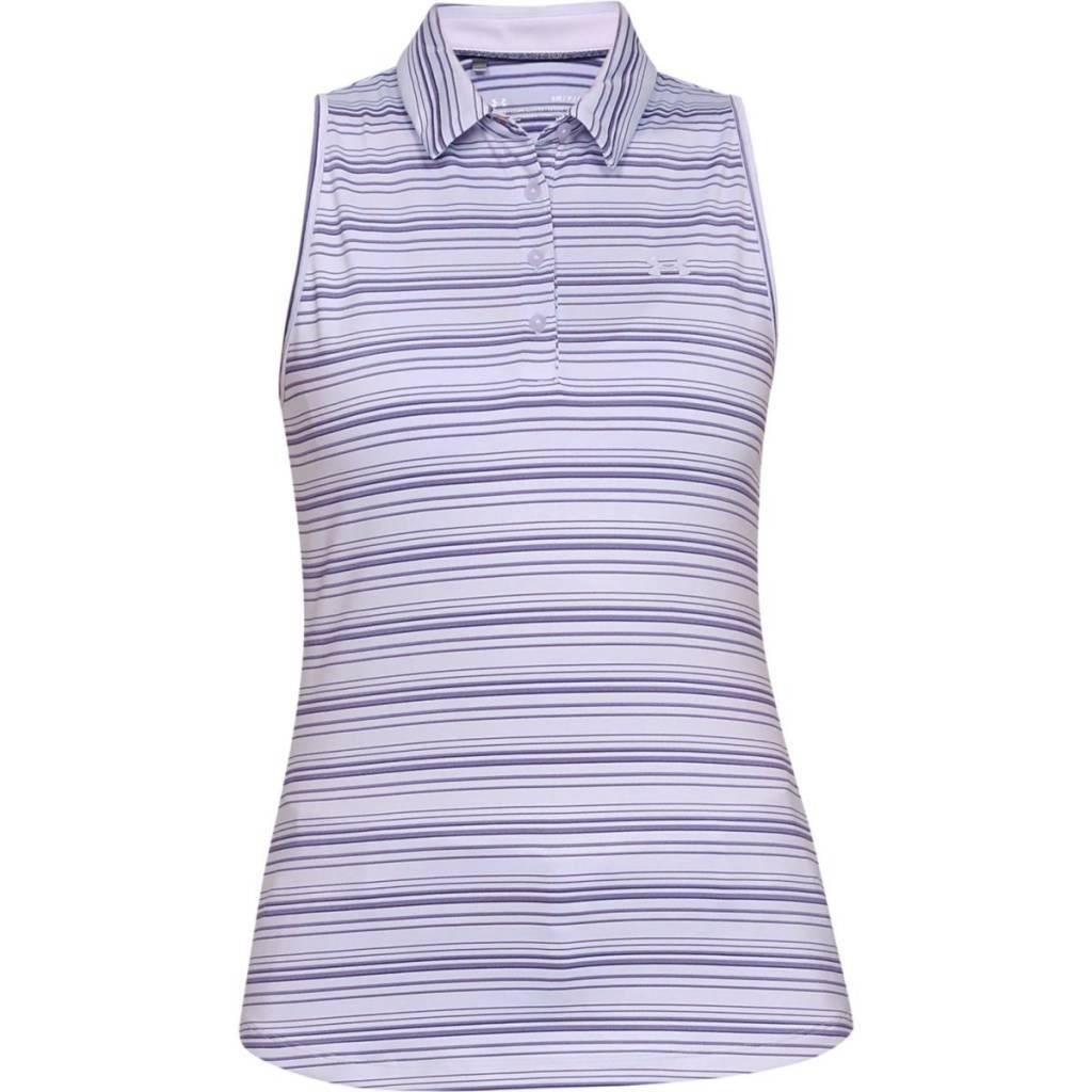 Under Armour Zinger Sleeveless dámske polo, fialové