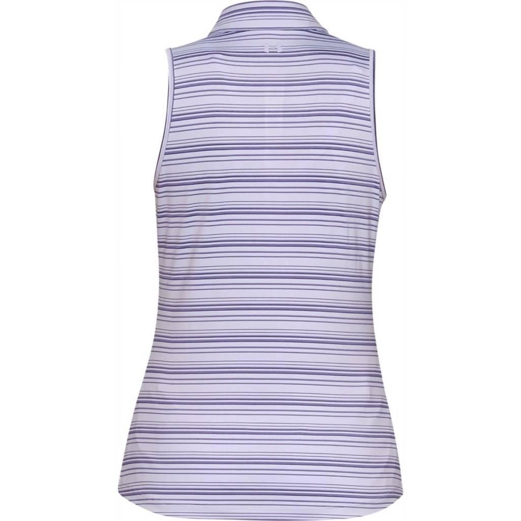 Under Armour Zinger Sleeveless dámske polo, fialové