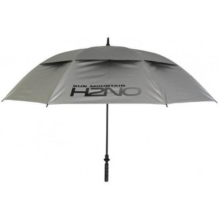 Sun Mountain H2NO UV 30SPF Dual Canopy automatický dáždnik, strieborná
