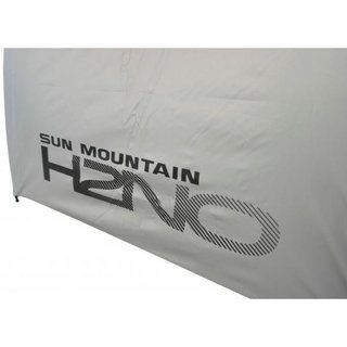 Sun Mountain H2NO UV 30SPF Dual Canopy automatický dáždnik, strieborná