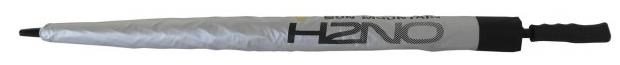Sun Mountain H2NO UV 30SPF Dual Canopy automatický dáždnik, strieborná