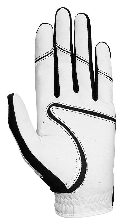 Callaway Opti Fit dámska golfová rukavica, bielo/čierna