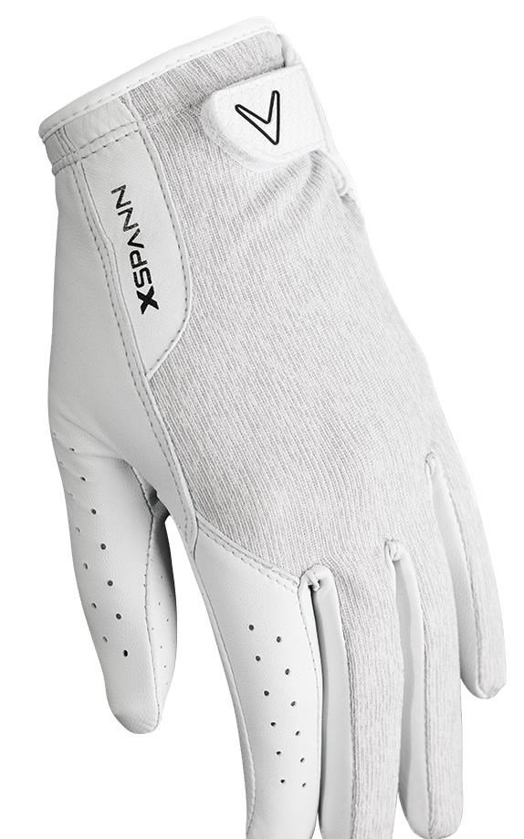 Callaway X Spann 19 dámska golfová rukavica, biela