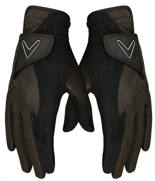 Callaway Opti Grip Rain dámske golfové rukavice (pár), čierna