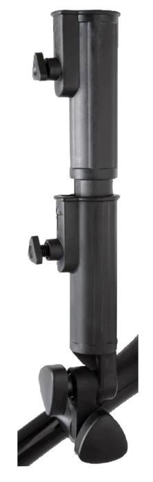 MGI ZIP Universal umbrella holder extender príslušenstvo k vozíkom, čierne