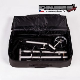 Davies Caddy Premium cestovná taška (s vreckom na batériu), čierna