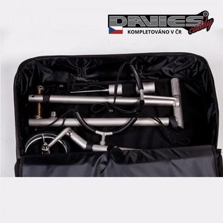 Davies Caddy Premium cestovná taška (s vreckom na batériu), čierna