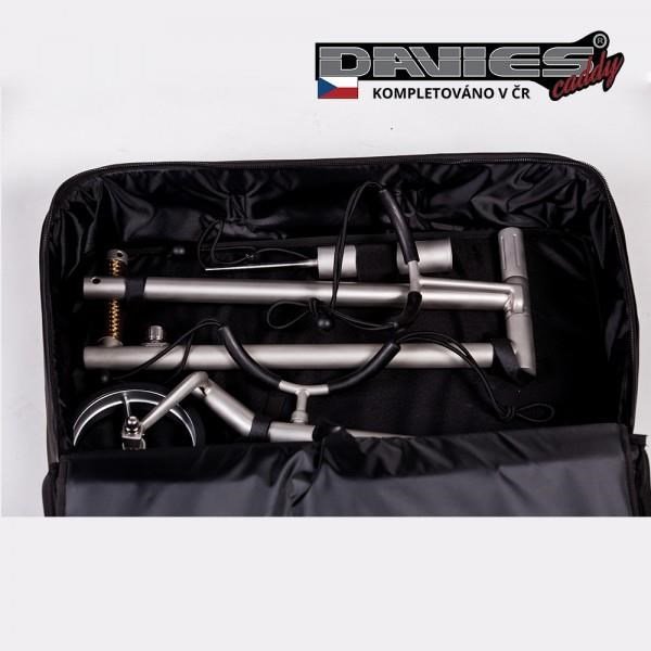Davies Caddy Premium cestovná taška (s vreckom na batériu), čierna