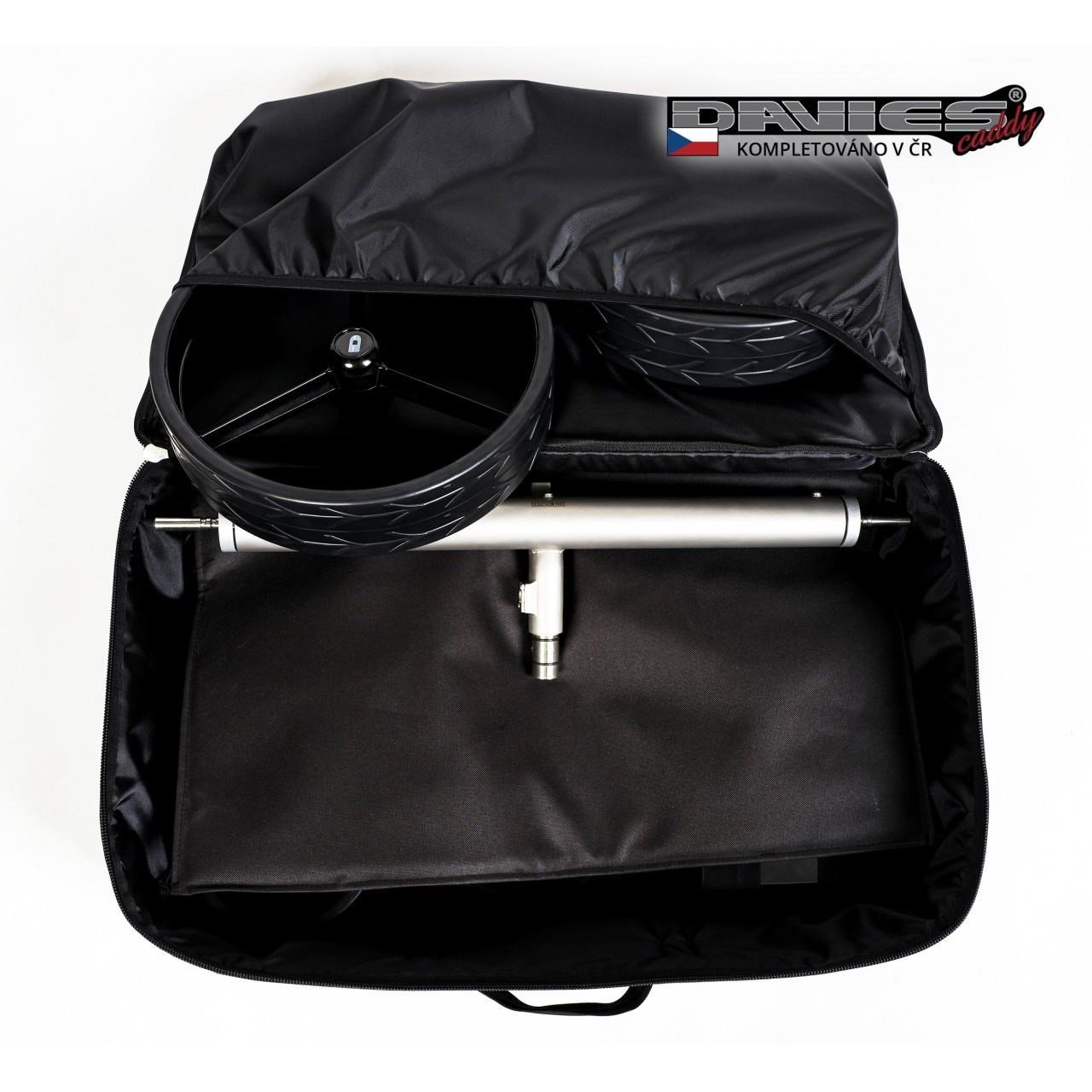Davies Caddy Premium cestovná taška (s vreckom na batériu), čierna