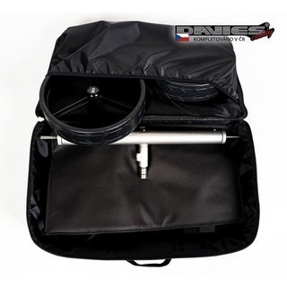 Davies Caddy Premium cestovná taška (s vreckom na batériu), čierna