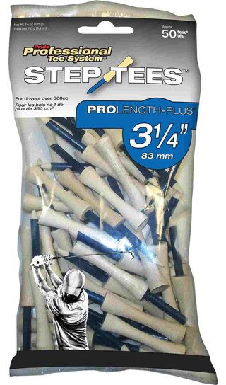 Pride Professional Tee System Pride Prolength Tees modré drevené týčka 3 1/4" (83mm), 50ks