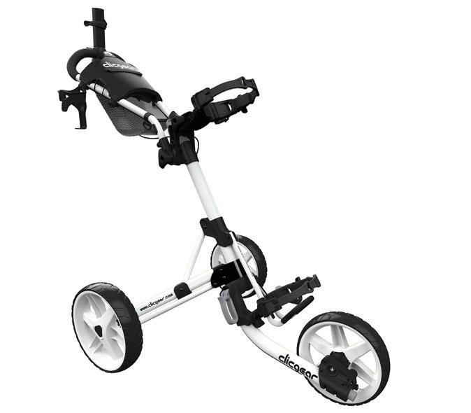 Clicgear M4 tlačný vozík, matná biela