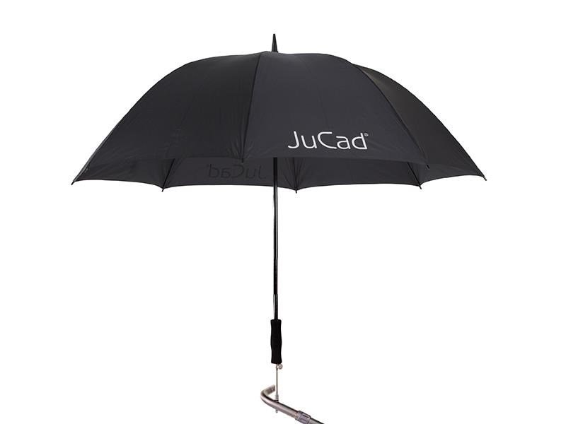 JuCad teleskopický golfový dáždnik 68" s kolíkom, čierny