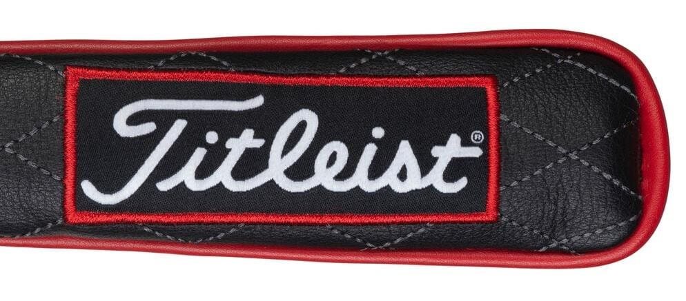 Titleist Jet Black Tour Alignment Stick Cover, čierno/červená