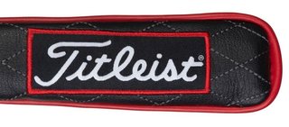 Titleist Jet Black Tour Alignment Stick Cover, čierno/červená