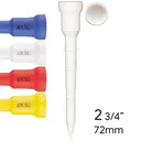Lignum Tee 72mm (2 3/4") 12ks, mix farieb