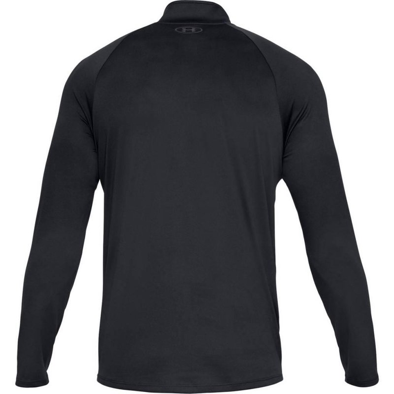 Under Armour Tech 2.0 1/2 Zip pánske tričko s dlhým rukávom, čierne