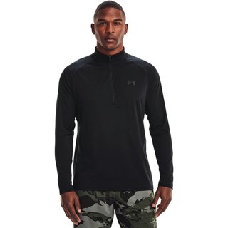 Under Armour Tech 2.0 1/2 Zip pánske tričko s dlhým rukávom, čierne