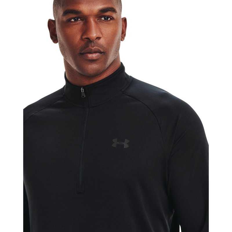 Under Armour Tech 2.0 1/2 Zip pánske tričko s dlhým rukávom, čierne
