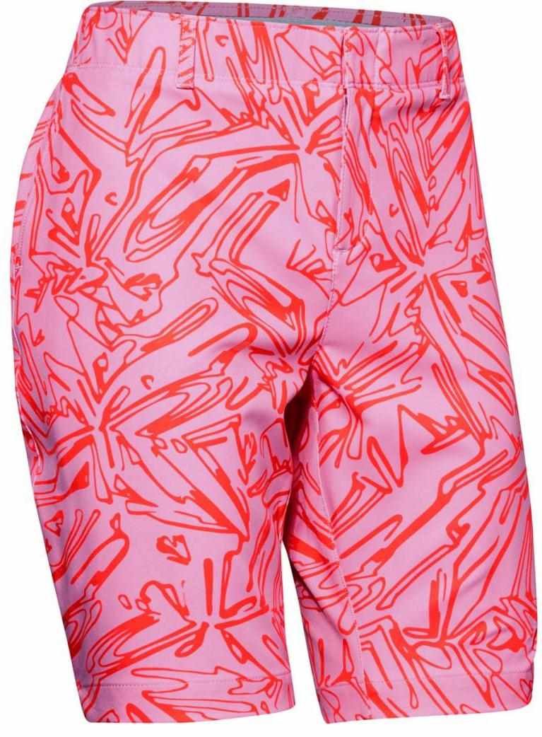 Under Armour Links Printed dámske kraťasy, lipstick