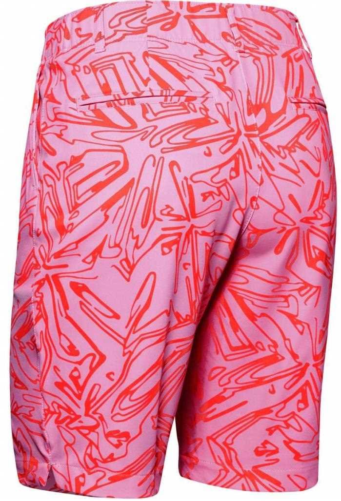 Under Armour Links Printed dámske kraťasy, lipstick