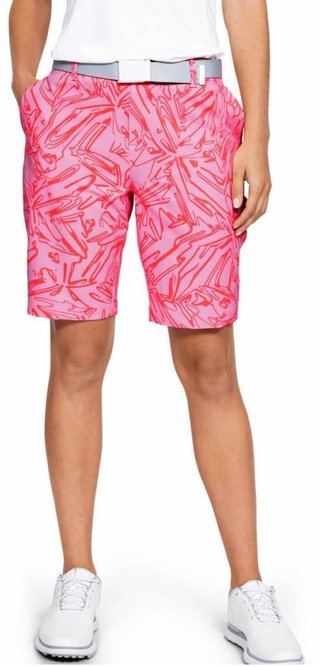 Under Armour Links Printed dámske kraťasy, lipstick