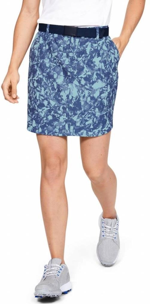 Under Armour Links Woven Printed dámska sukňa, modrá