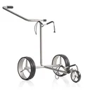 JuStar Silver 3-Wheeled manuálny vozík, titanium silver finish