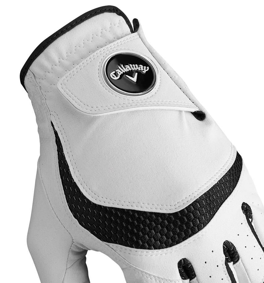 Callaway Syntech 19 pánska golfová rukavica, biela