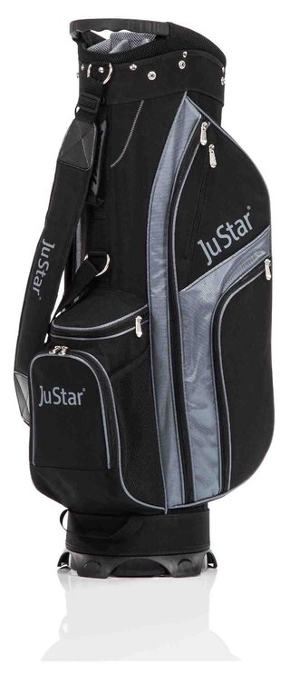 JuStar cart bag, 9", čierny/titánový
