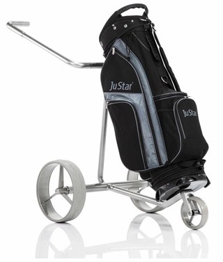 JuStar cart bag, 9", čierny/titánový