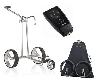 JuCad Phantom Titan eX 2.0 elektrický vozík + diaľkové ovládanie (JFS2) + taška (JRT-2), titánová