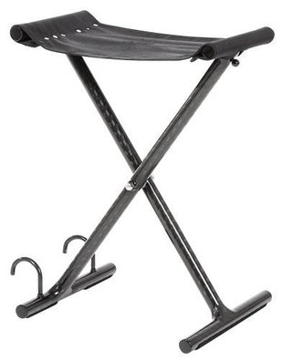 JuCad Golfer Seat made of Carbon, čierny