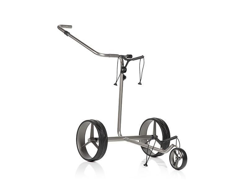 JuCad drive Stainless Steel 2.0 elektrický vozík, strieborný