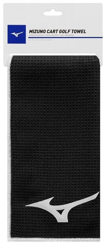 Mizuno Micro Fibre golfový uterák (40x60cm), čierna