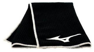 Mizuno Micro Fibre golfový uterák (40x60cm), čierna