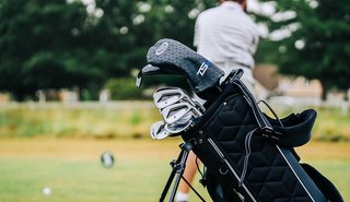 U.S. Kids Golf TS5-66 (167+cm) juniorský golfový set, grafit + stand bag, čierna/biela