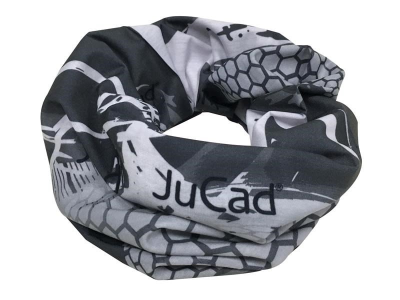 JuCad šatka multifunkčná, sivá