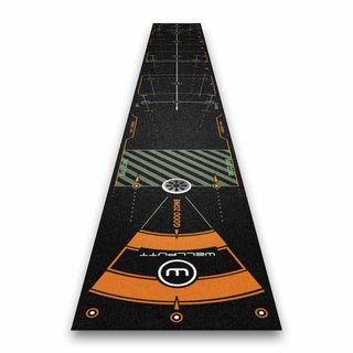 Wellputt Putting Mat - CLASSIC 13FT (4m), speed 10-11,5ft, čierna