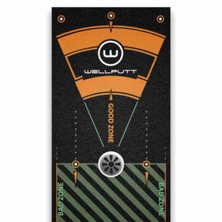 Wellputt Putting Mat - CLASSIC 13FT (4m), speed 10-11,5ft, čierna