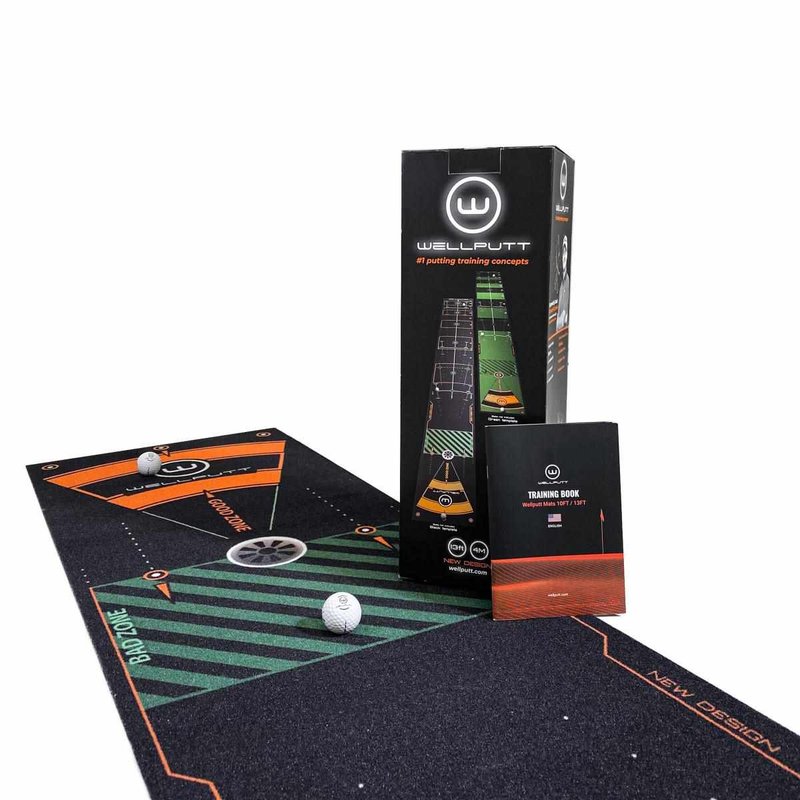 Wellputt Putting Mat - CLASSIC 13FT (4m), speed 10-11,5ft, čierna