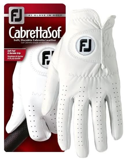 FootJoy CabrettaSof pánská golfová rukavica, biela