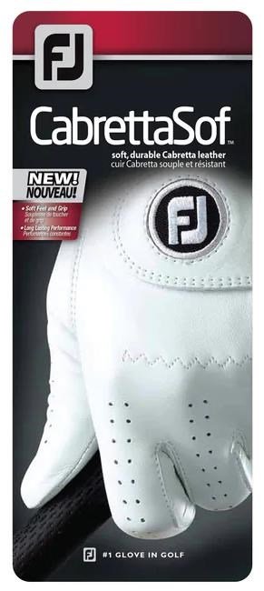 FootJoy CabrettaSof pánská golfová rukavica, biela