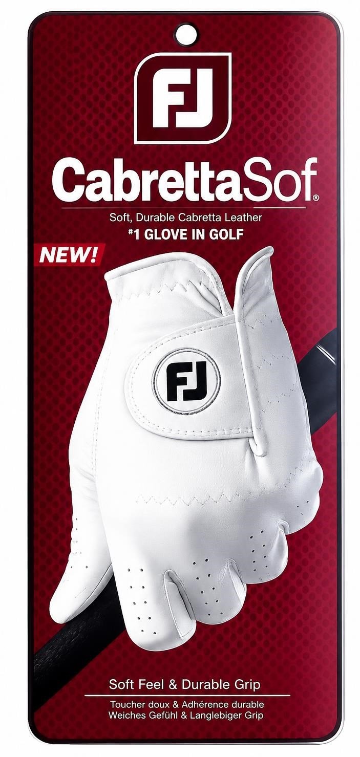 FootJoy CabrettaSof pánská golfová rukavica, biela