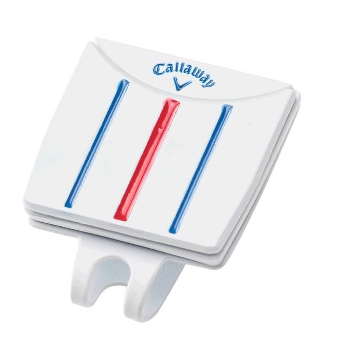Callaway Triple Track Hat Clip, biela