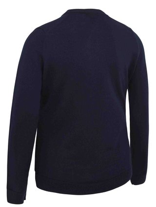 Callaway V-Neck Merino dámsky sveter, dark navy