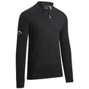 Callaway Windstropper 1/4 Zipped pánsky sveter, black INK