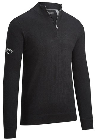 Callaway Windstropper 1/4 Zipped pánsky sveter, black INK