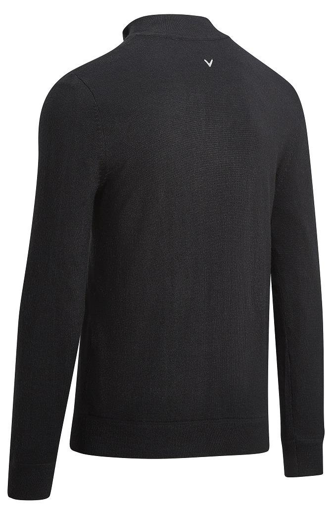 Callaway Windstropper 1/4 Zipped pánsky sveter, black INK